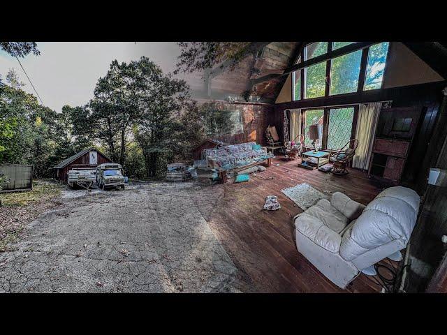 Abandoned Grandmas Time Capsule House -She Died In The House Leaving Everything/ Still Has Power