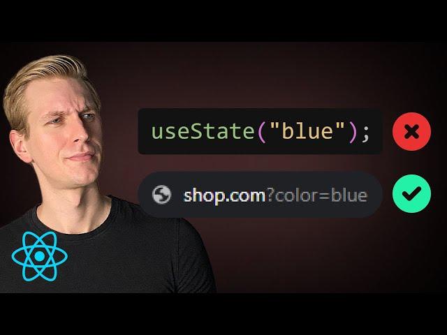 STOP using useState, instead put state in URL (in React & Next.js)