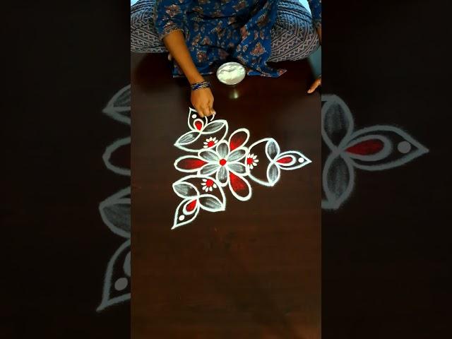 Simple Flower Rangoli