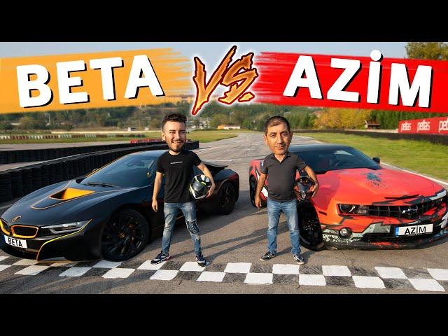 BETA (BMW i8) VS AZİM (Camaro) DRAG YARIŞI - Enes Batur Vs MC Yaralı