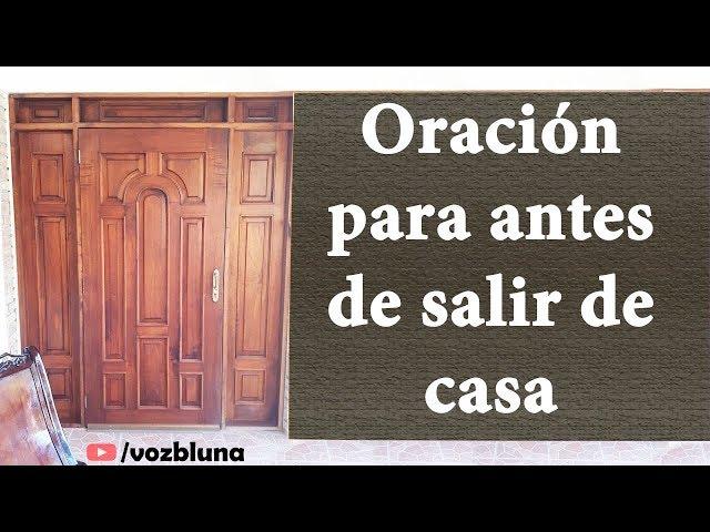 Oración a Dios para antes de salir de Casa