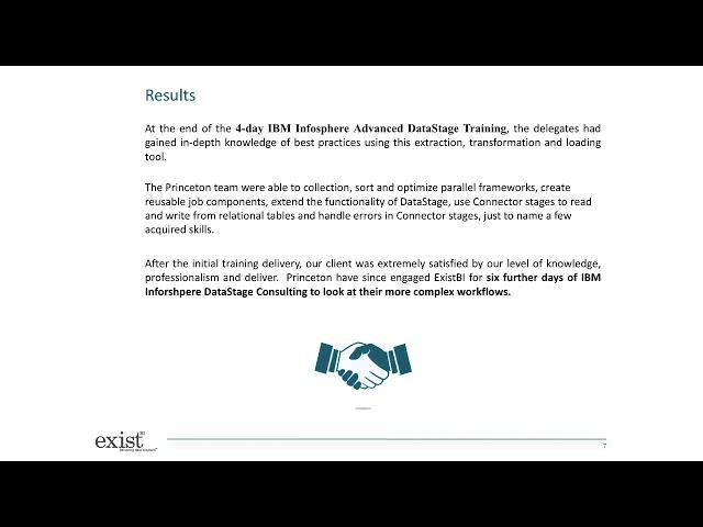 IBM Infosphere DataStage Training Case Study