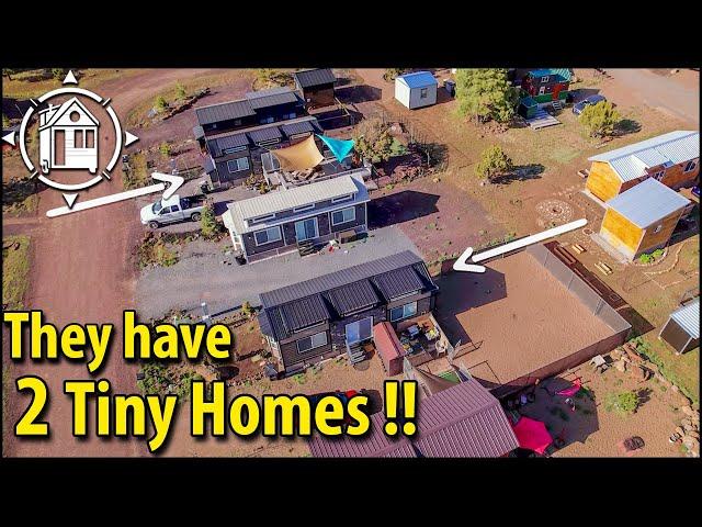 They have TWO Tiny Homes in a luxury Tiny House Community!