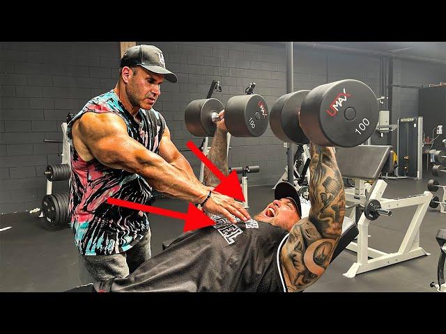 CHEST DAY WITH 4X MR. OLYMPIA "JAY CUTLER"