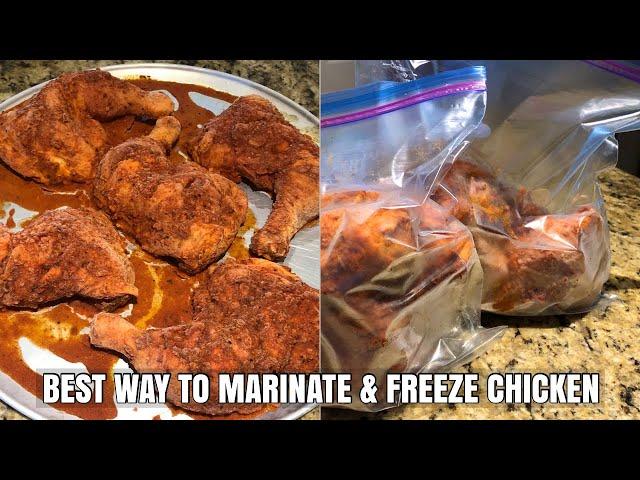 BEST WAY TO MARINATE & FREEZE CHICKEN | IN URDU/HINDI*