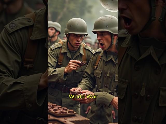 The Bitter Truth About World War II Chocolate!  #shorts