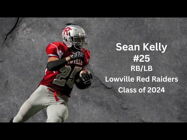 Sean Kelly #25 RB/LB (Class of 2024) Lowville Red Raiders (Section III)