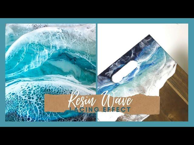 Resin Art Tutorial Easy Seascape Waves/ Cells & Lacing