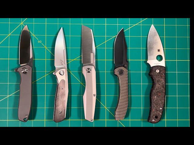 Rob’s Nerdy Knives 2022 top 4 high end knives (category 1)… part 4 of 4… & 1 honorable mention.