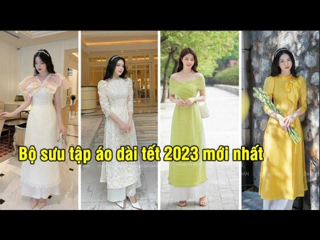 Top 14  mẫu áo dài tết 2023 mới nhất