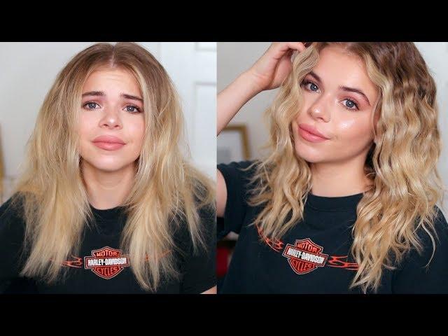 EASY AND PERFECT BEACHY WAVES HAIR TUTORIAL | Griffin Arnlund