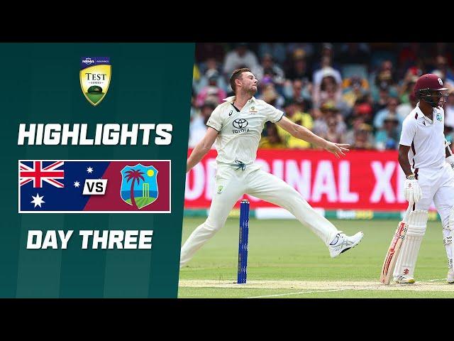 Australia v West Indies 2023-24 | Second Test | Day 3