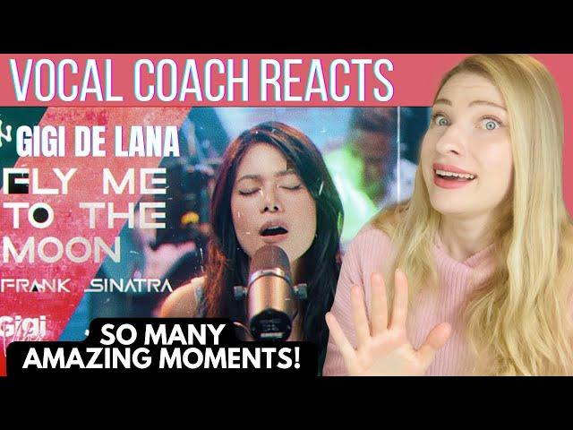 Vocal Coach Reacts: Gigi De Lana 'Fly Me To The Moon' Frank Sinatra Cover Live!