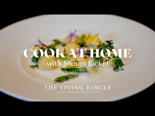 COOK AT HOME - mit Stefan Jäckel - Polentagnocchi mit grünem Spargel und Trüffel