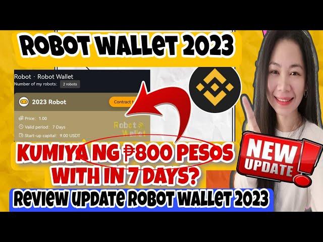 ROBOT WALLET 2023 : KUMITA NG ₱800 PESOS IN 7 DAYS? : BAGONG UPDATE WITH DEMO HOW TO AVAIL THE OFFER