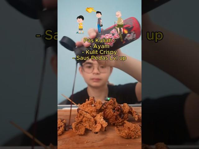 Makan ayam crispy lintas waktu