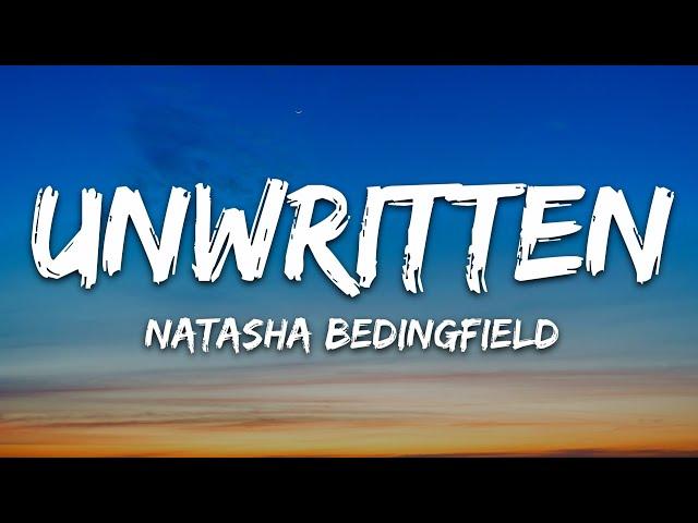 Natasha Bedingfield - Unwritten (Lyrics) Sped up