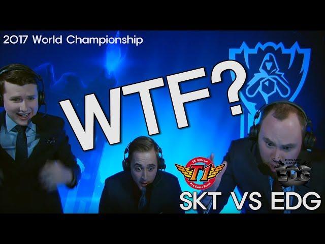 The reaction of commentators around the world - SKT VS EDG