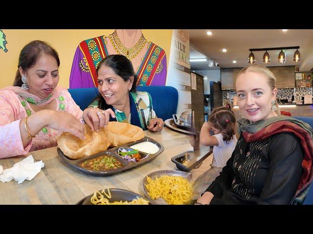 INDIAN STREET FOOD VLOG with Mummy Ji & Kids *PUNJABI VLOG*