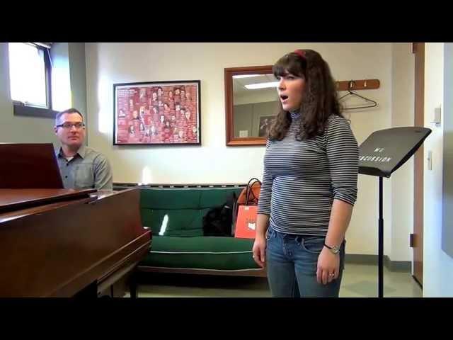 Daniel Carberg teaching a soprano