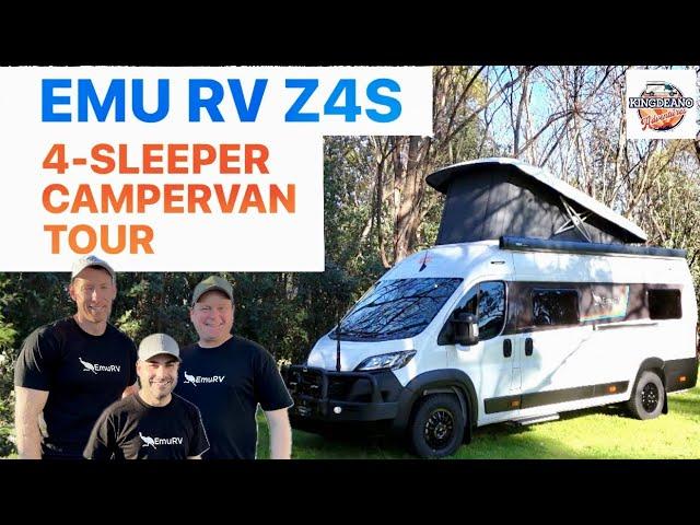 Emu RV Z4S Campervan Tour / 4 Person Campervan / Fiat Motorhome / Van Life Australia / Big Lap Van