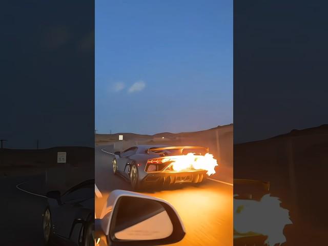 Fire on Lamborghini  #racing #cars #lamborghini #fire #shorts #ford #ferrari #rap #viralvideo