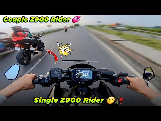 Couple Z900 Rider Vs Single Z900 Rider | Z900 vs Z900