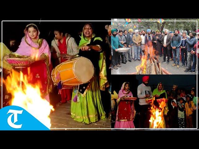 Residents celebrate Lohri with traditional Punjabi boliyan and gidda in Amritsar