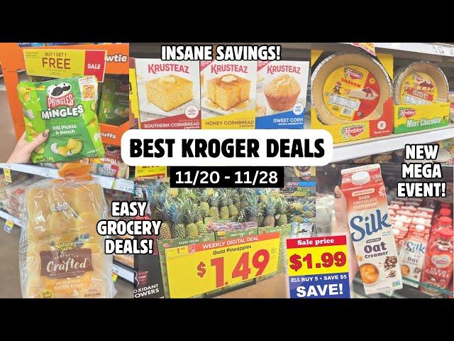 BEST KROGER DEALS |  NEW KROGER MEGA EVENT | OVER 30 COUPON DEALS TO SAVE MONEY | 11/20 - 11/28