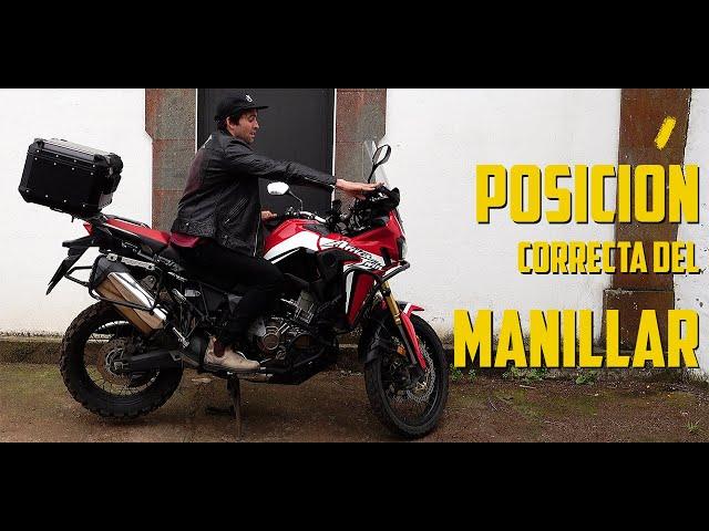 Posición correcta del manillar en moto Trail  No cometas este error! Tu moto cambiará 