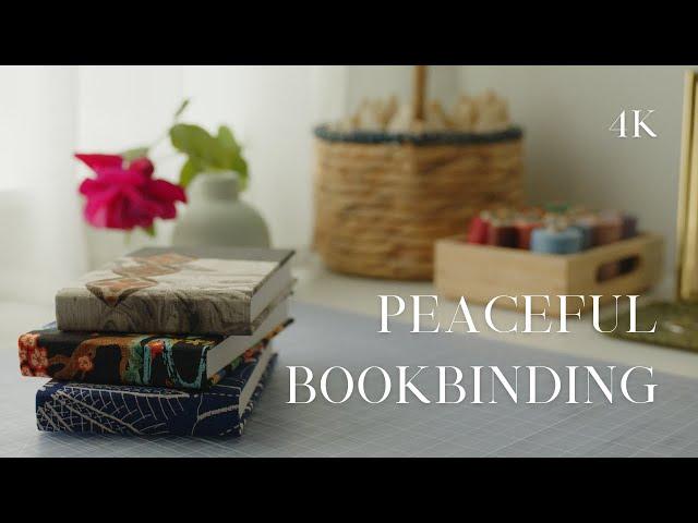 Bookbinding is simply delightful  ASMR case binding process