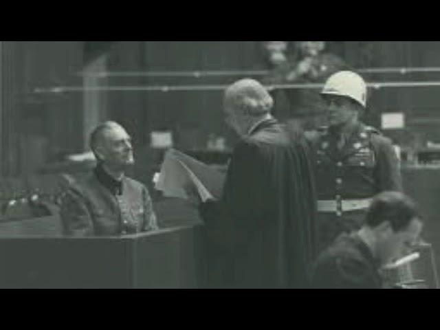 Nuremberg Trial Day 100 (1946) Field Marshal Wilhelm Keitel Direct Dr. Otto Nelte (AM)