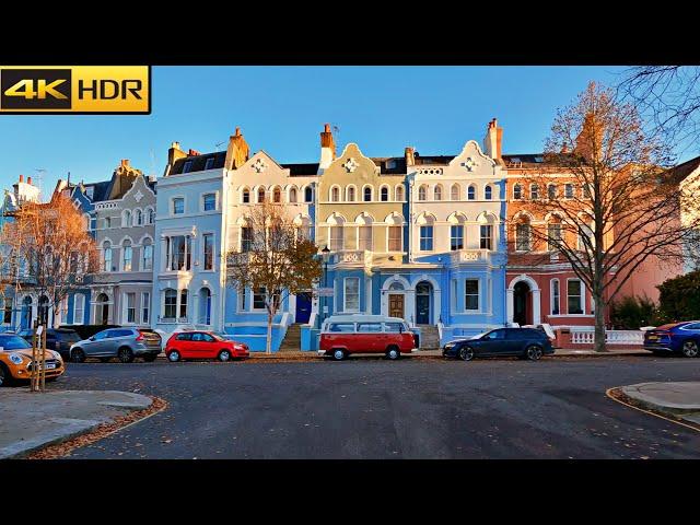 Driving in London's Posh Areas | Notting Hill to Buckingham Palace [4K HDR]