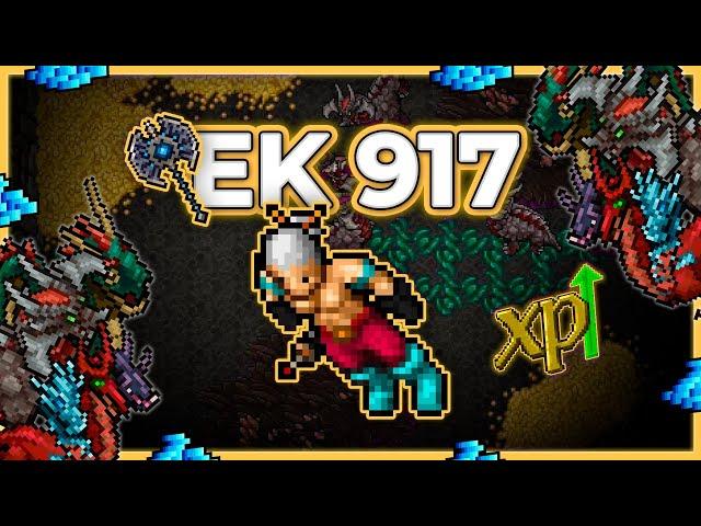 EK 917 Hunt x3 (RP + MS) Nimmersatt's Breeding Ground 8.3kk/h 3kk Profit - Tibia Hunt [13.30] #tibia