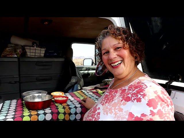 Van Tour Solo Woman Living Cheap in a Dodge Van!