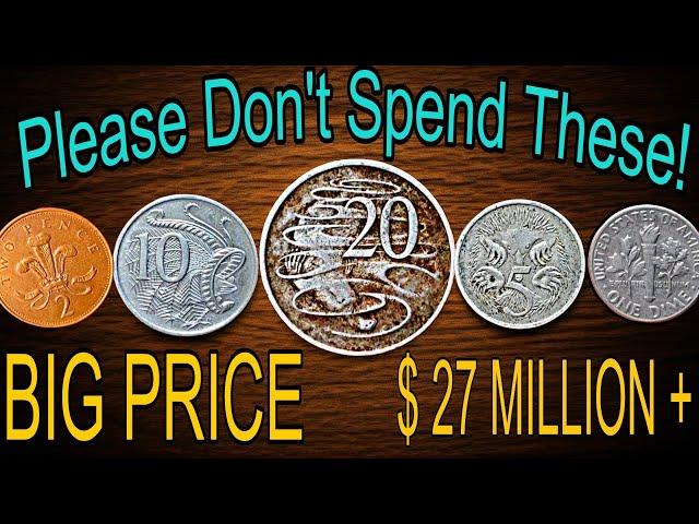 Top 15 Rare Coins with Huge Market Values in Dollars Today!