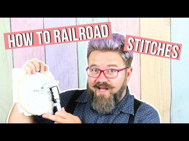 How to Railroad Your Cross Stitch | Caterpillar Cross Stitch