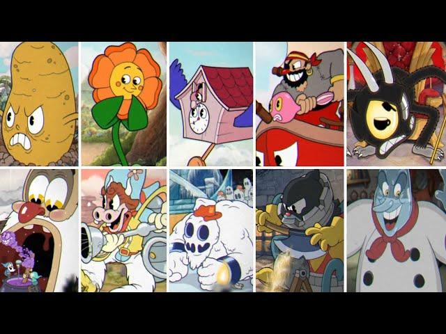 CUPHEAD - ALL BOSSES (DLC INCLUDED)