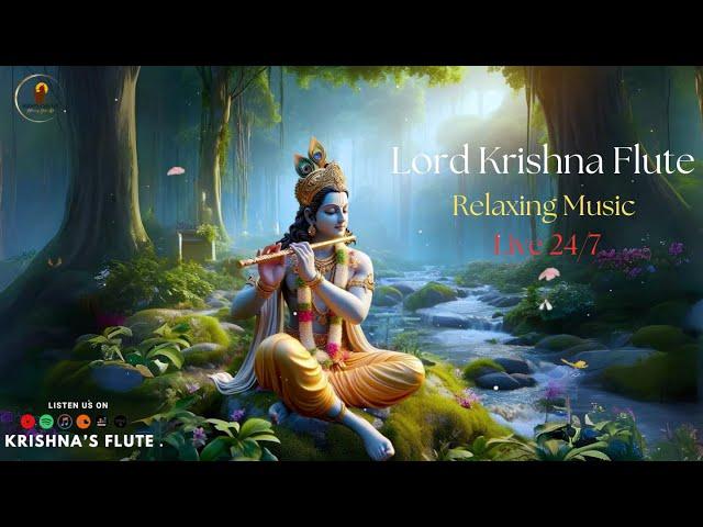 Lord Krishna Flute - Relaxing Music Live 24/7