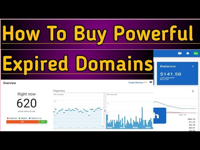 How To Buy Powerful Expired Domains || How To Research Powerful Expired Domains