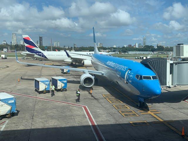 Aerolineas Argentinas Boeing 737-800 | Buenos Aires to Iguazu Argentina Flight Experience  | AEP-IGR