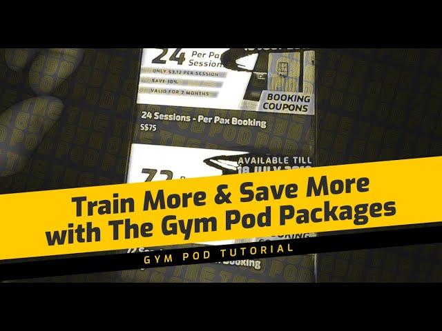 How to Buy The Gym Pod Packages & Save Money!