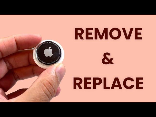 How To Remove and Replace AirTag Battery