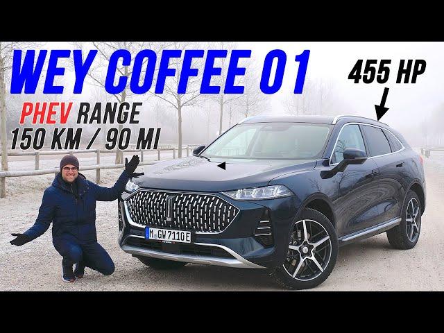 This 42 kWh Chinese PHEV SUV conquers  ! GWM WEY Coffee 01 REVIEW (WEY Mocha)