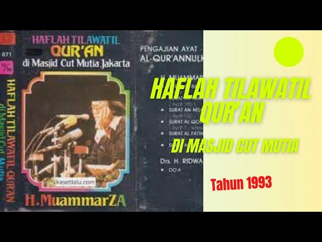 H. Muammar ZA Haflah Di Masjid Cut Mutia Jakarta Tahun 1993