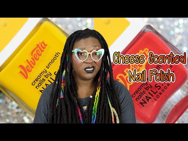 CHEESE SCENTED Nail Polish?? Nails Inc x Velvetta Swatch And Review  | Nicole Loves Nails