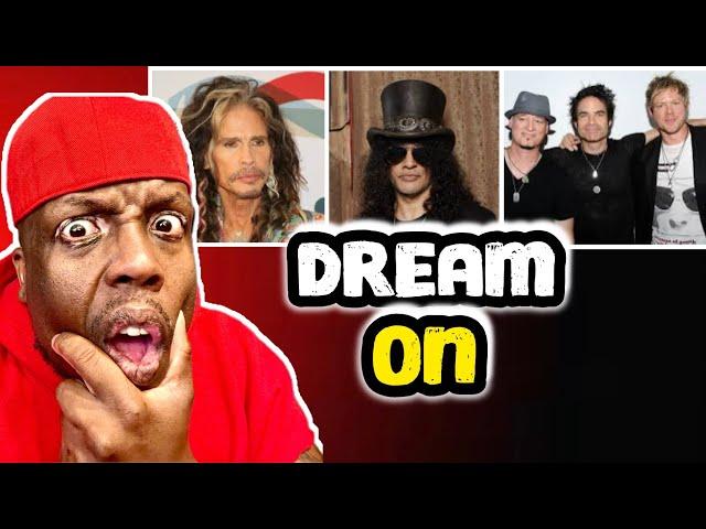 Krizz Kaliko, platinum artist, FIRST TIME REACTION to Steven Tyler, Slash, and Train “Dream On”