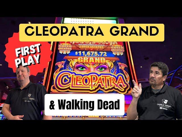 CLEOPATRA GRAND  Our Thoughts and Play Through + The Walking Dead Slot