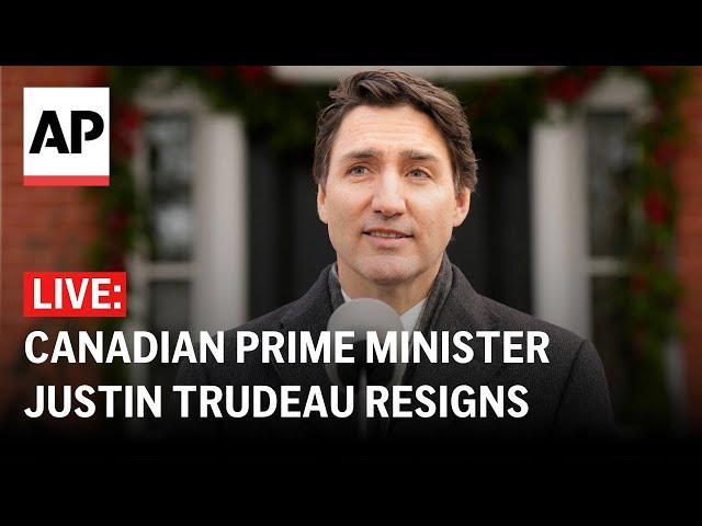 LIVE: Canada's PM Justin Trudeau resigns as Liberal Party leader