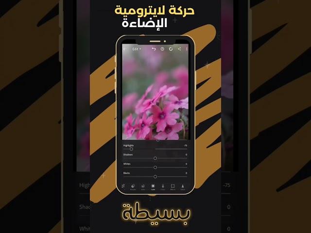 كيف اعدل الإضاءة في برنامج اللايتروم/حركة لايترومية بسيطة/الجزء الثاني/ #بسيطة #صانع_محتوى #لايتروم
